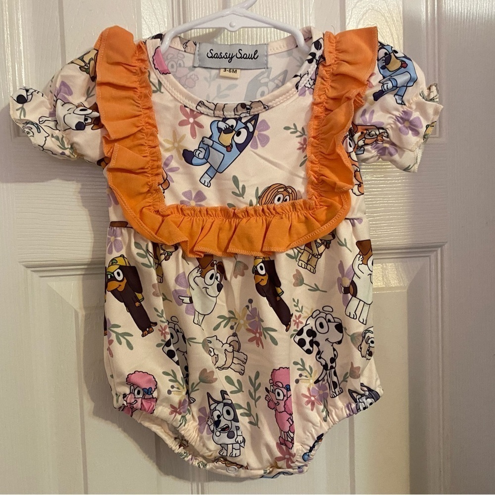 New Bluey Bubble Romper